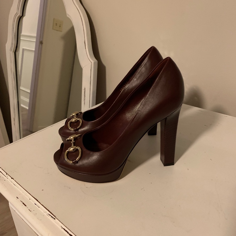 Gucci Horsebit Platform Pumps